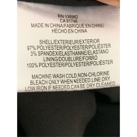 Dress the Population Tessa Crepe Mermaid Midi Dress In Black - Picture 14 of 14